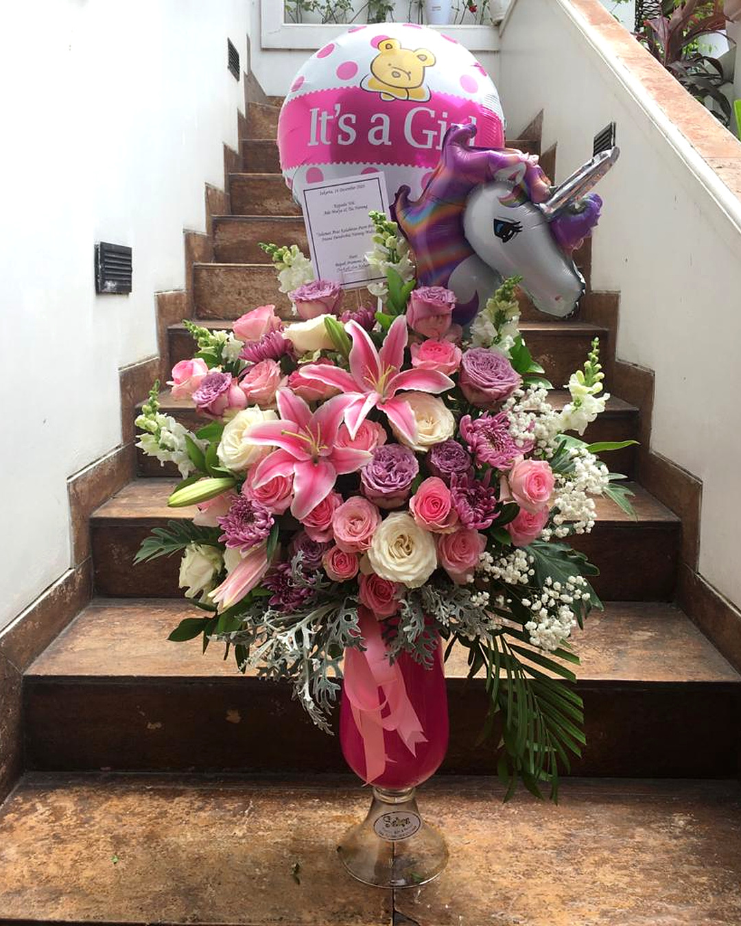 Baby Girl Celebration Arrangement