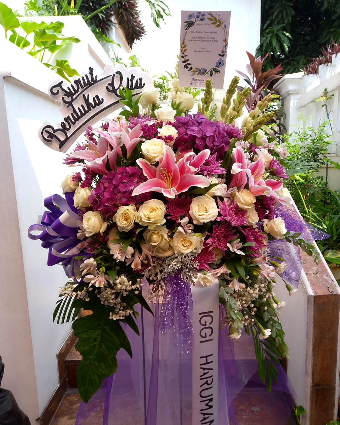 Purple Pink Standing Flower